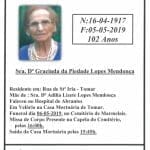 Necrologia Gracinda Mendonca nec 8979973448461713408 n