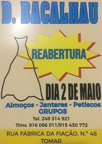 Restaurante D. Bacalhau reabre com nova gerência emp 0349894 9065209866179575808 n