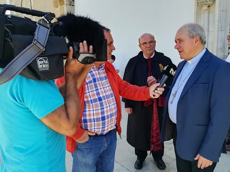 TVI emite reportagem sobre preparativos da Festa dos Tabuleiros TVI IMG 20190609 120519