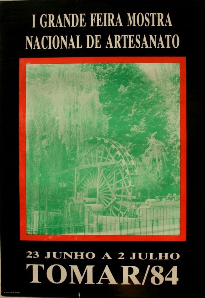 1.ª feira nacional de artesanato de Tomar foi há 35 anos feira artesanato 1984 cartaz.030f1fcce53ef20f1638009ee50a0509
