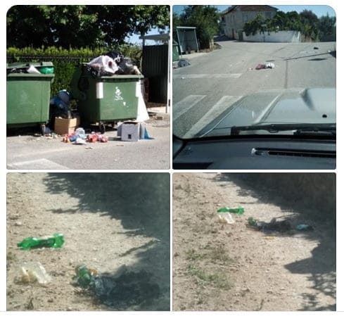 Problemas na recolha de lixo estendem-se a todo o concelho lixo vila nova