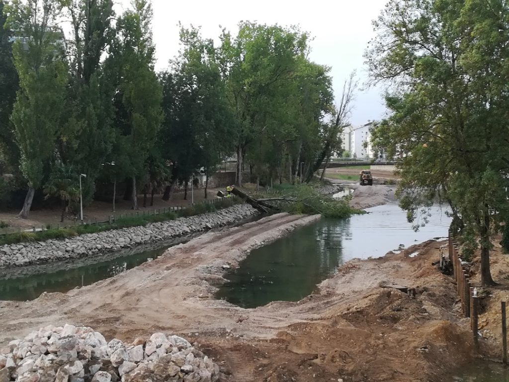 Várias árvores abatidas junto ao rio Nabão (c/ fotos e vídeo) arvore abate rio nabao IMG 20190930 075340