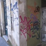 Vandalismo no centro histórico de Tomar (c/ fotos) grafit 0737 2393212797317021696 n