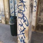 Vandalismo no centro histórico de Tomar (c/ fotos) grafit 14321 1304863368636530688 n