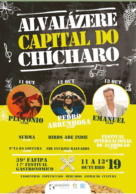 Três dias de festival do chícharo em Alvaiázere 11 10 alvai CartazArtistas530