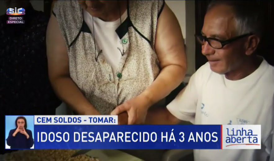 Desaparecimento de José Augusto em destaque na SIC desaparec jose augusto apelo