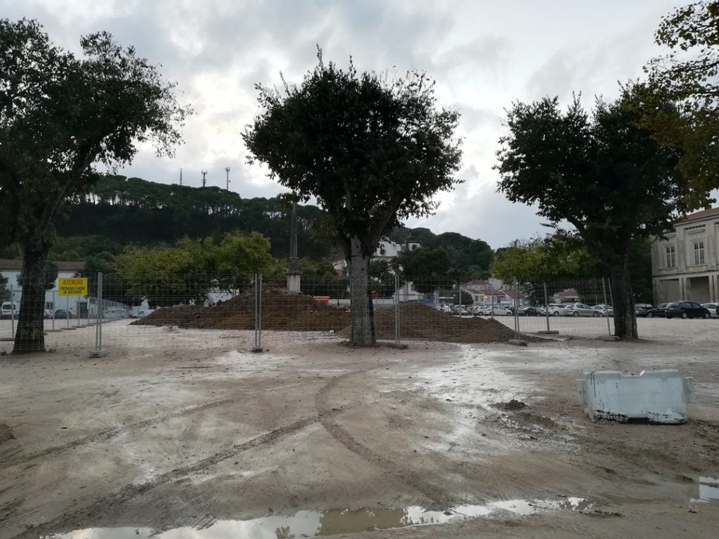 Várzea Grande está a servir de depósito de terras e materiais de outra obra varzea grande IMG 20191019 182603