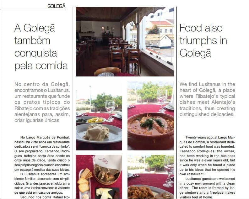 Revista “Portugal Inovador” destaca sabores da Lezíria goleg