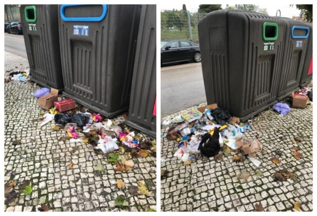 Lixo na rua há três dias lixo 4567890