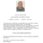 Necrologia MANUEL ANGELO NOBRE