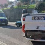 Acidente aparatoso na estrada do Prado provoca um ferido (c/ vídeo) acidente 98 6693582212987617280 n