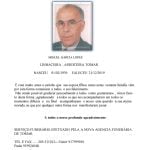 Necrologia miguel garcia lopes.