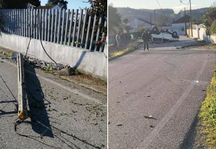 Colisão provoca dois feridos acidente 567890