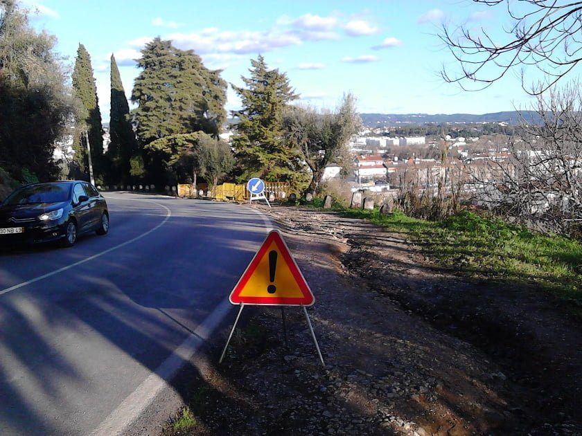 Estabilização do talude da estrada das Algarvias já adjudicado estrada algarvias IMG 20180108 154220