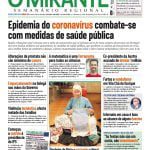 Capas dos jornais locais e regionais j o m original