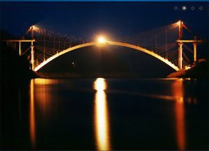 Cavaco Silva inaugurou ponte entre F. Zêzere e Vila de Rei há 25 anos ponte ferreira do zezere Vila de Rei pombeira