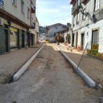 Estacionamento na zona da Saboaria reduzido a metade varzea grande obras IMG 20200309 150112