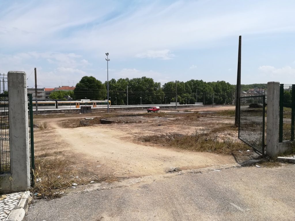 Obras no novo parque de estacionamento da estação já começaram estacionamento estacao IMG 20200424 123916