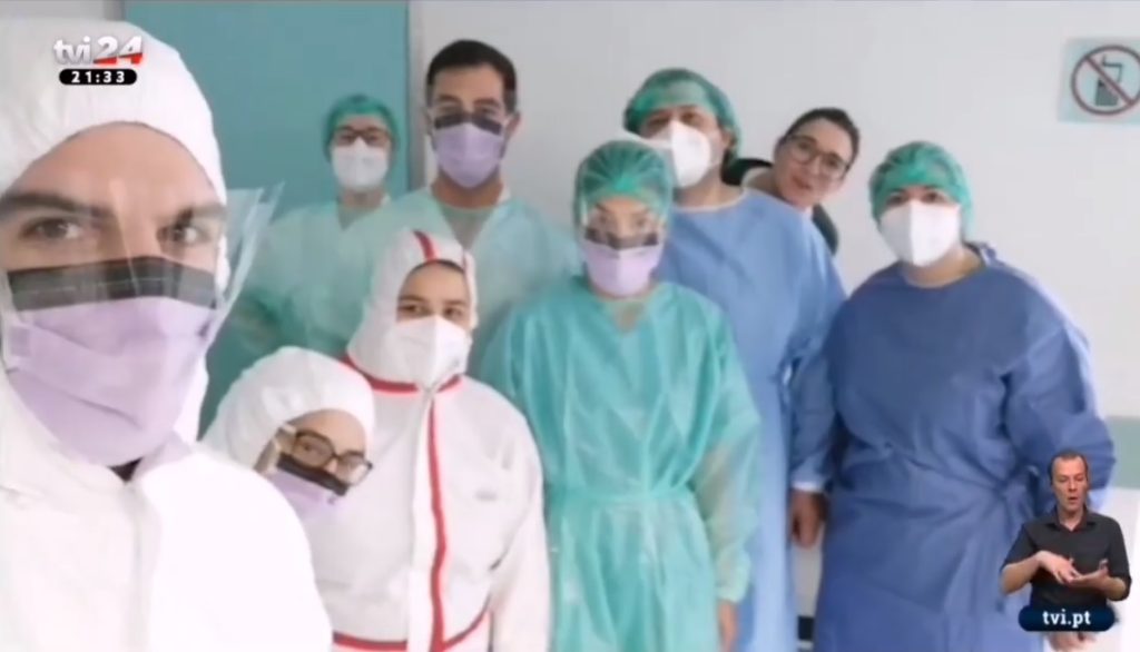 TVI emite reportagem nas urgências covid do hospital de Santarém (c/ vídeo) hospital santarem covid TVI