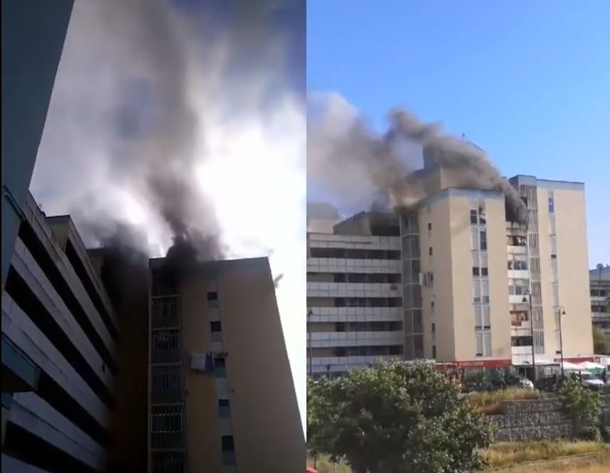 Incêndio destruiu apartamento em Abrantes (c/ vídeos) abran inc abran