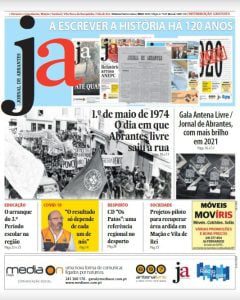 Capas dos jornais locais e regionais jja