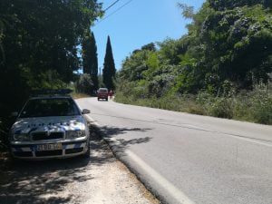 Ciclista ferido em colisão na curva dos Marcos acidente curva marcos algarvias IMG 20200621 131640
