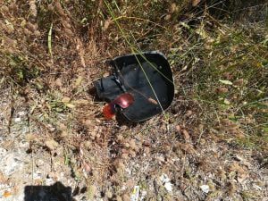 Ciclista ferido em colisão na curva dos Marcos acidente curva marcos algarvias IMG 20200621 132108