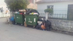 Contentores de lixo a abarrotar em Carvalhos de Figueiredo lixo 2 5145600425264676864 n