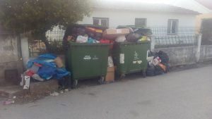 Contentores de lixo a abarrotar em Carvalhos de Figueiredo lixo 46 7575854218838278144 n