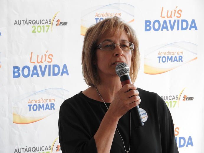 Lurdes Fernandes apresenta lista às eleições no PSD Tomar lurdes ferromau 2017 06 04 17.19.36