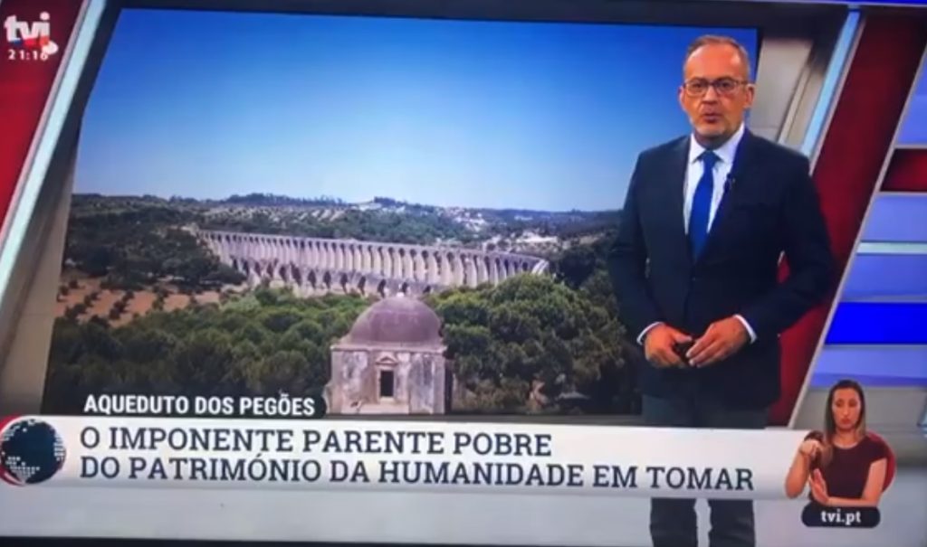 Reportagem sobre o aqueduto dos Pegões passa na TVI aqueduto tvi