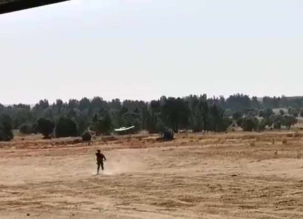 Militar falha lançamento de drone em Santa Margarida (c/ vídeo) drone