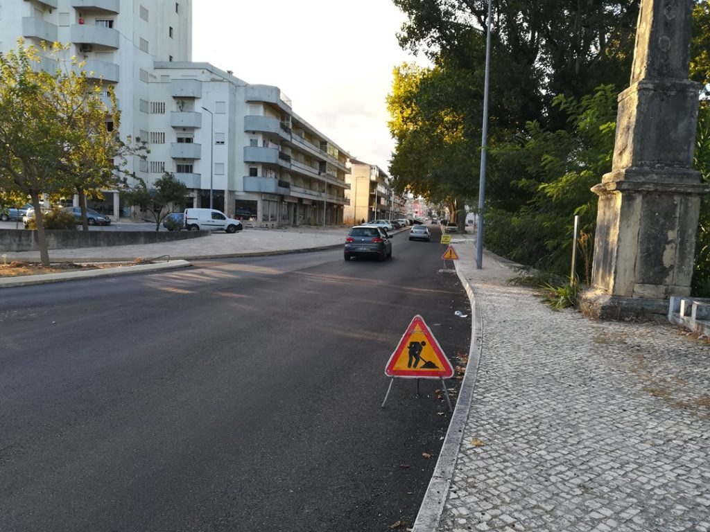 Obras na av. D. Nuno Álvares Pereira arrastam-se até dezembro (c/ vídeos) av. Nuno Alvares PereiraIMG 20200817 193917 1