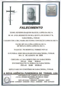 Necrologia joaquim silva