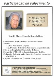 Necrologia maria dinis