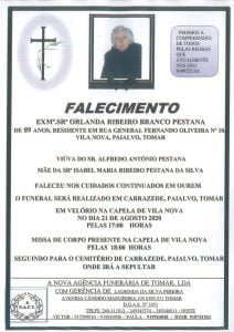 Necrologia orlanda pestana