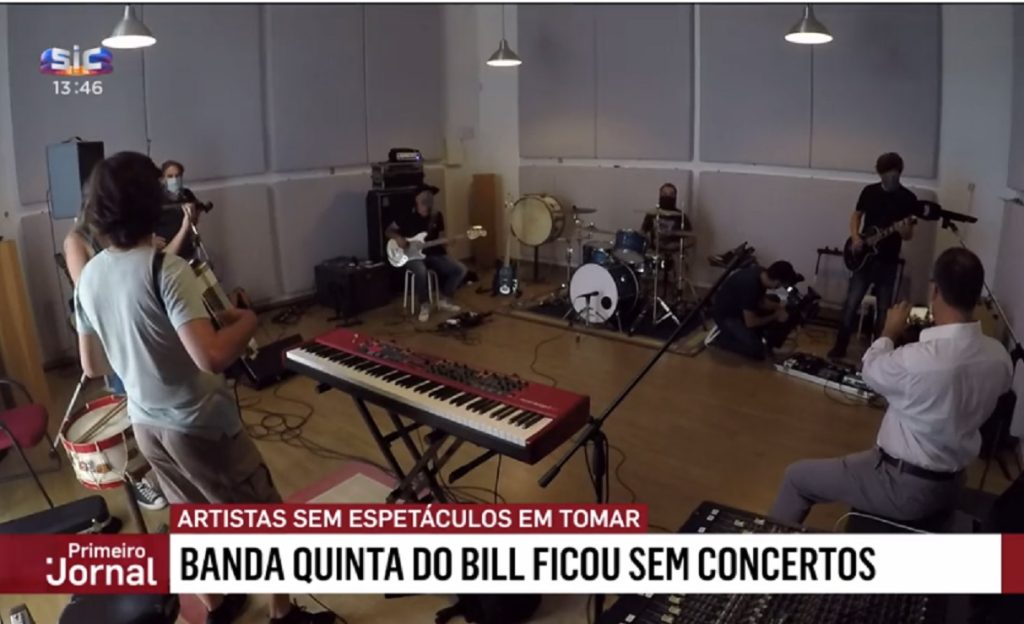 Covid-19: SIC emite reportagem sobre músicos de Tomar quinta