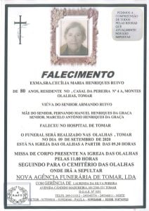 Necrologia cecilia ruivo
