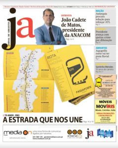 Capas dos jornais locais e regionais j a g