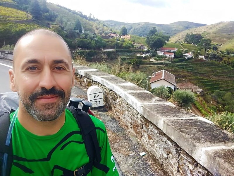 Tomarense faz a EN2 (750 kms) a pé Goncalo Bernardino