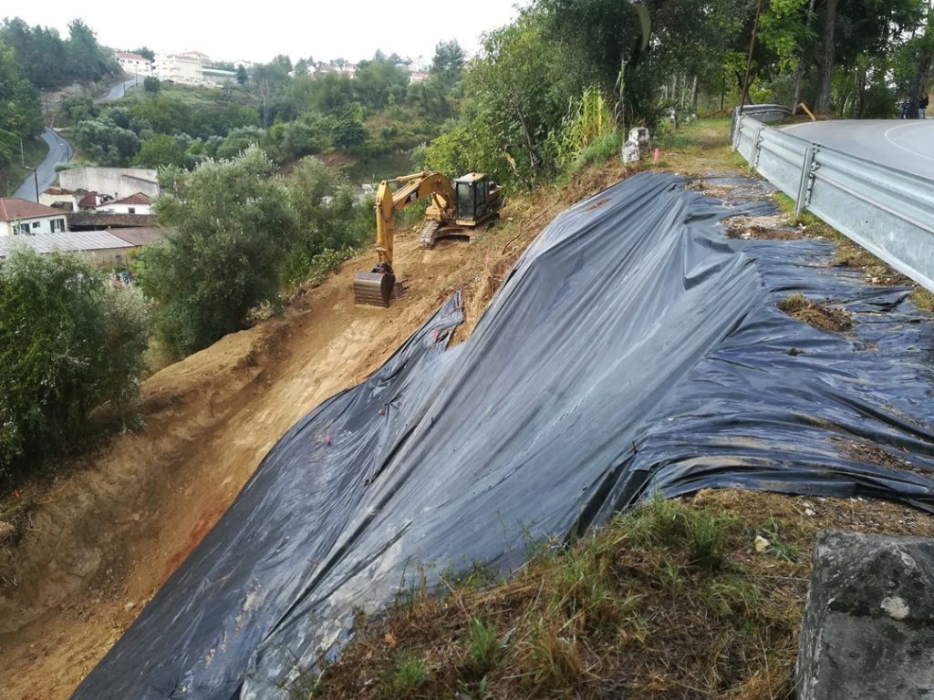 Já começaram as obras na curva dos marcos estrada algarvias obras marcos IMG 20201003 084819
