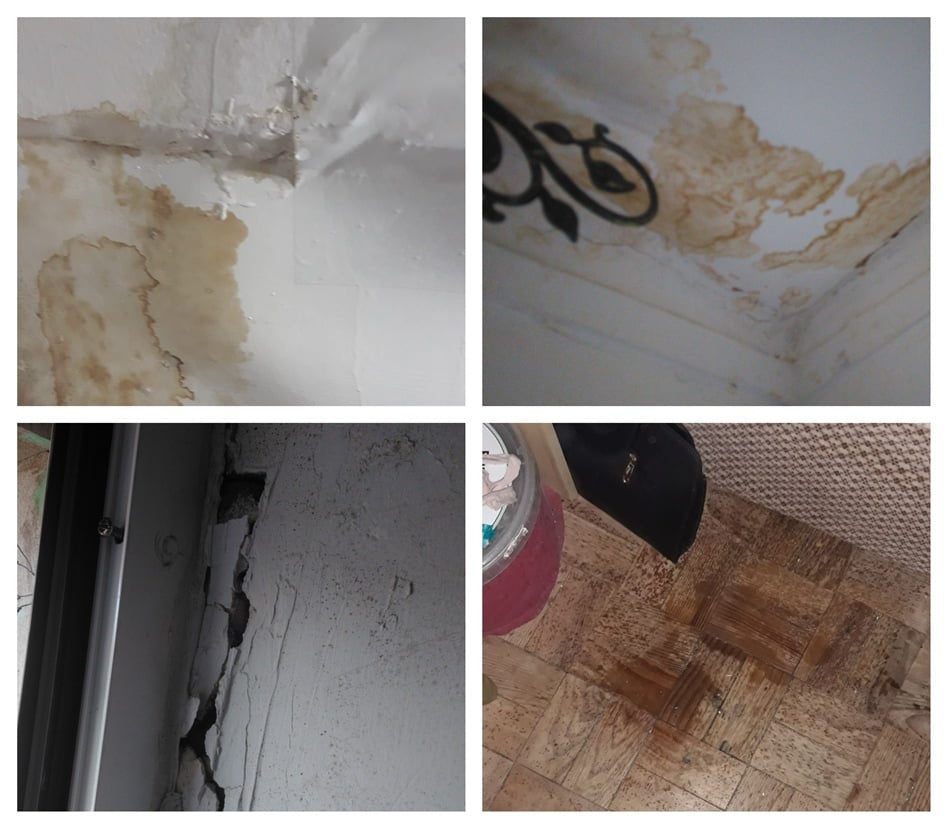 Habitação com infiltrações de água em Tomar infiltra