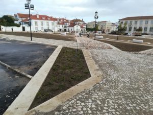 Várzea Grande já tem candeeiros, árvores e passeios varzea grande IMG 20201003 085201