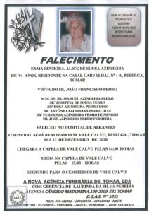 Necrologia alice azinheira