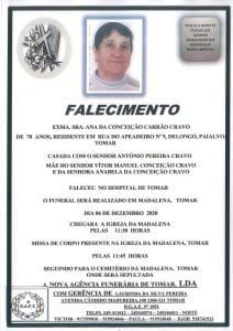 Necrologia ana cravo