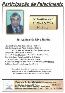 Necrologia antonio simoes