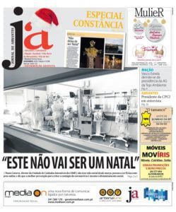 Capas dos jornais locais e regionais j a