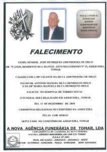 Necrologia jose melo