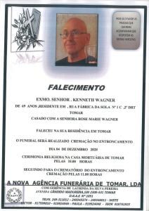 Necrologia kennetk wagner