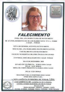 Necrologia maria brito